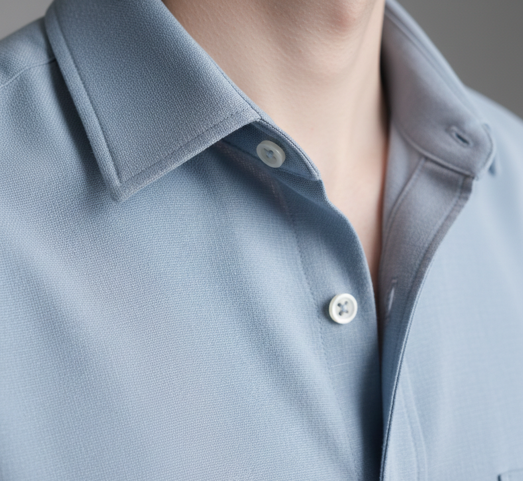 Light Blue Short Sleeves shirt